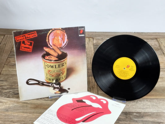 The Rolling Stones – Sticky Fingers (LP, Rolling Stones Records / EMI, Spain) – Classic rock milestone with iconic artwork