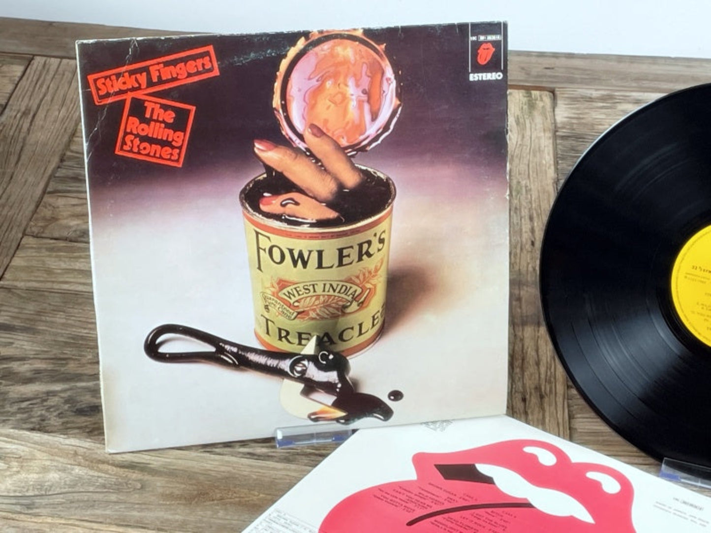 The Rolling Stones – Sticky Fingers (LP, Rolling Stones Records / EMI, Spain) – Classic rock milestone with iconic artwork