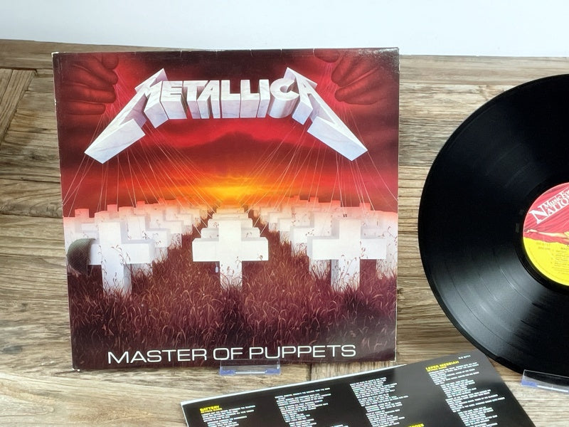 Metallica – Master of Puppets LP (1986, Roadrunner RR 9717, Music for Nations)