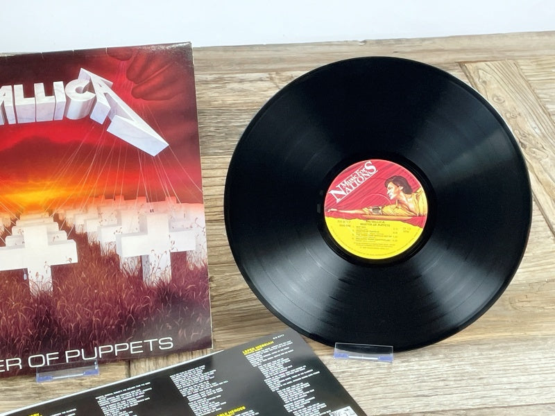 Metallica – Master of Puppets LP (1986, Roadrunner RR 9717, Music for Nations)