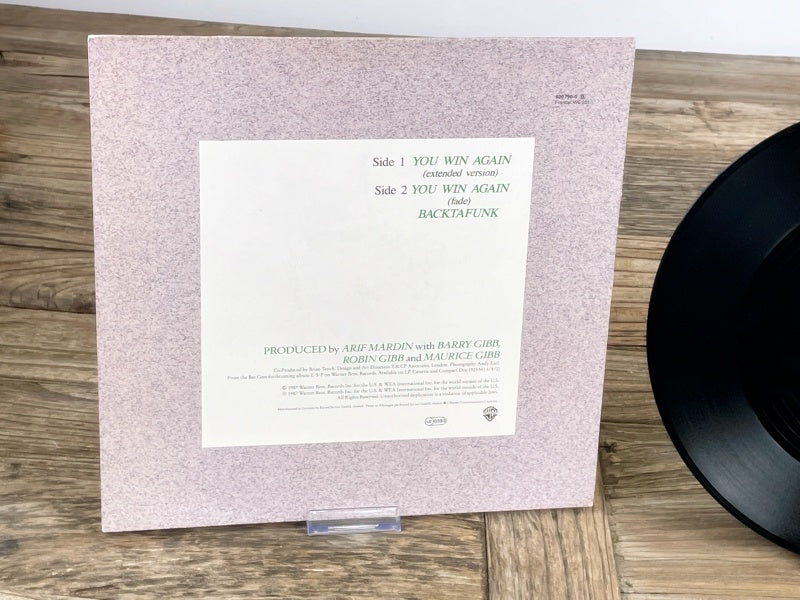 Bee Gees – You Win Again Vintage Maxi-Single (Warner Bros. 920 790-0, 1987)
