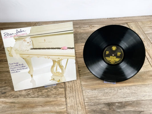 Elton John – His Greatest Hits Retro LP (The Rocket Record Company / Ariola 28 173 T, Club Edition, circa late 1970s)