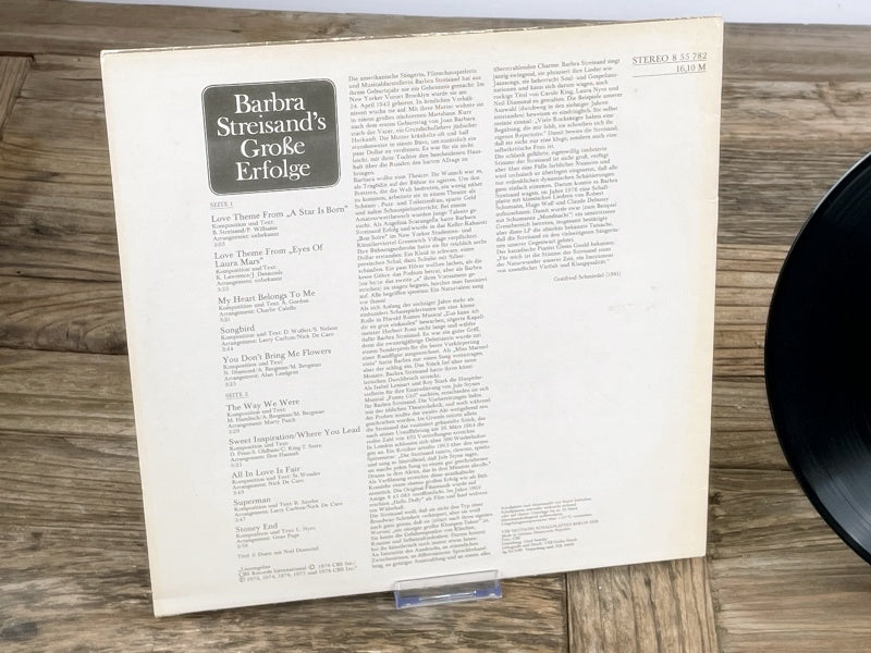 Barbra Streisand – Große Erfolge (AMIGA, DDR, ca. 1978)
