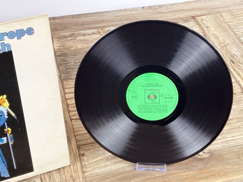 Johnny Cash – Welcome to Europe (CBS, ca. 1972) – Vintage LP Vinyl