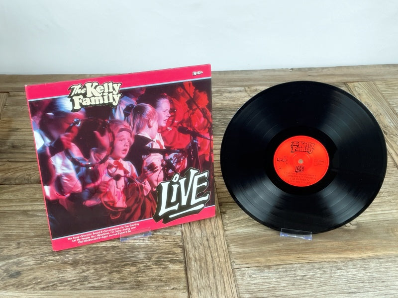 The Kelly Family – Live (Kelo Music, 1988) – Vintage LP Vinyl
