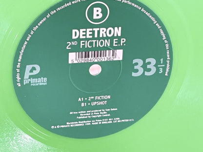 Deetron – 2nd Fiction E.P. (Primate Recordings, 1999) – Retro Green Vinyl