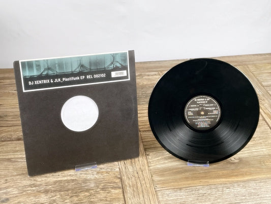 DJ Xentrix & JLK – Plastifunk EP (Release Records, 2002) – Retro Techno Vinyl