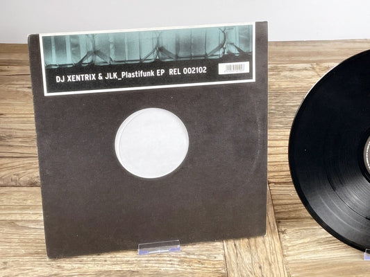 DJ Xentrix & JLK – Plastifunk EP (Release Records, 2002) – Retro Techno Vinyl
