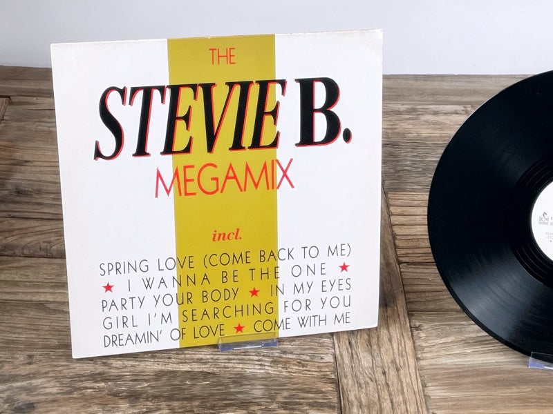 Stevie B. – The Megamix (BCM Records 12402, 1990) – Retro 12" Vinyl