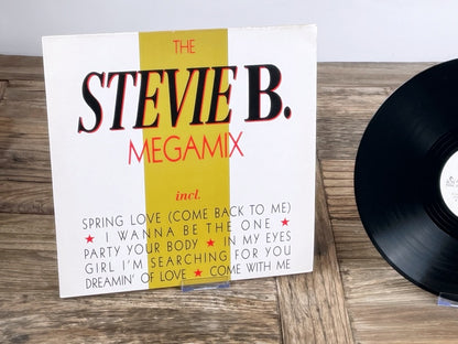 Stevie B. – The Megamix (BCM Records 12402, 1990) – Retro 12" Vinyl
