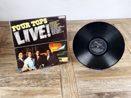 Four Tops – Live! Vintage Motown Soul LP (Tamla Motown STML 11041, 1966)