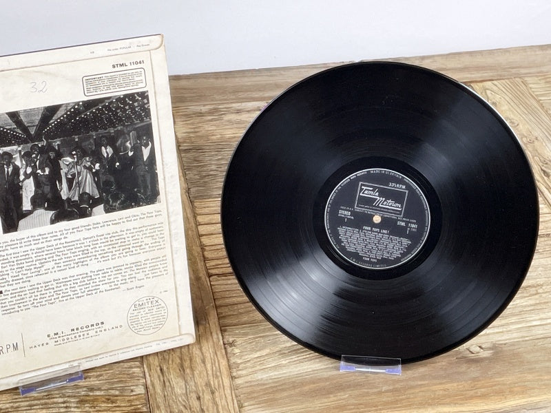 Four Tops – Live! Vintage Motown Soul LP (Tamla Motown STML 11041, 1966)