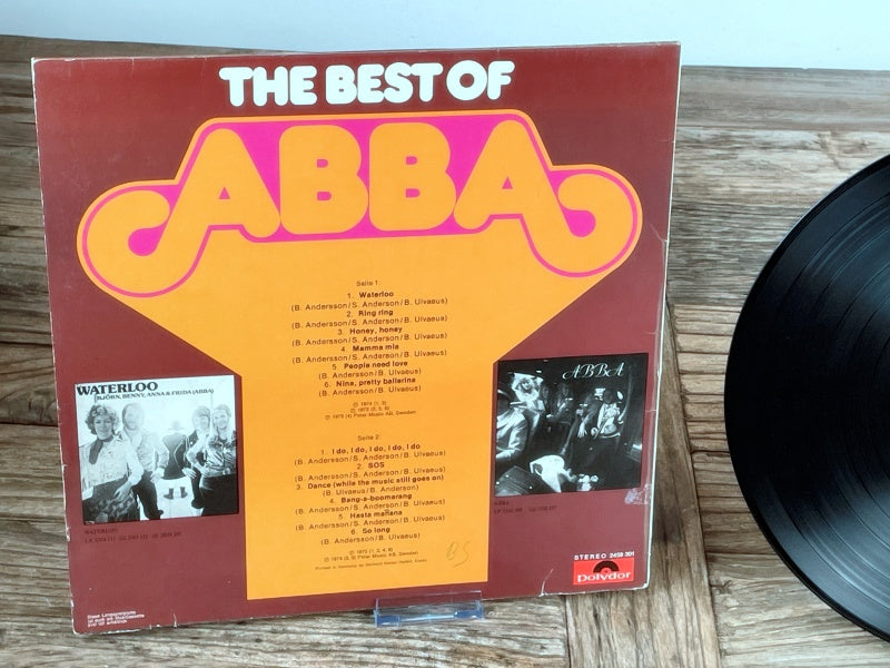 ABBA – The Best Of ABBA Vintage LP (Polydor 2429 301, 1975)