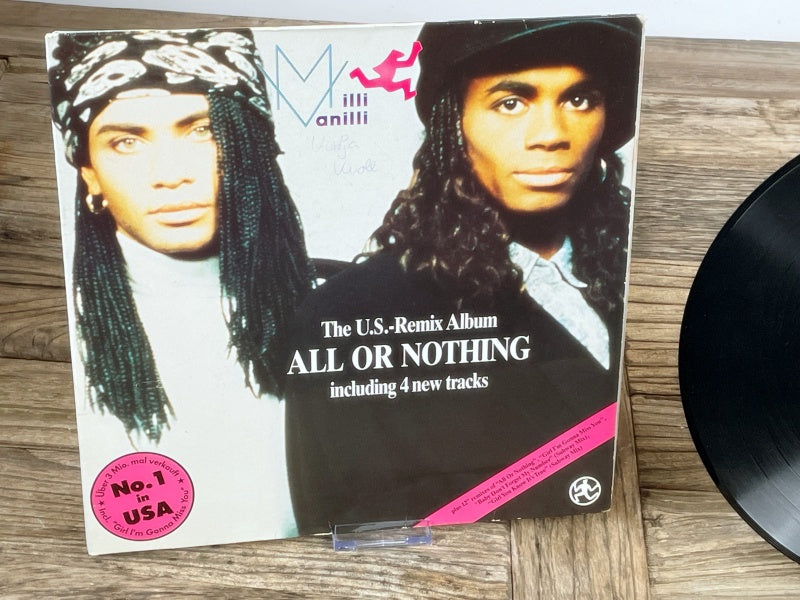 Milli Vanilli – All Or Nothing Vintage LP (Hansa 209 978, 1989)