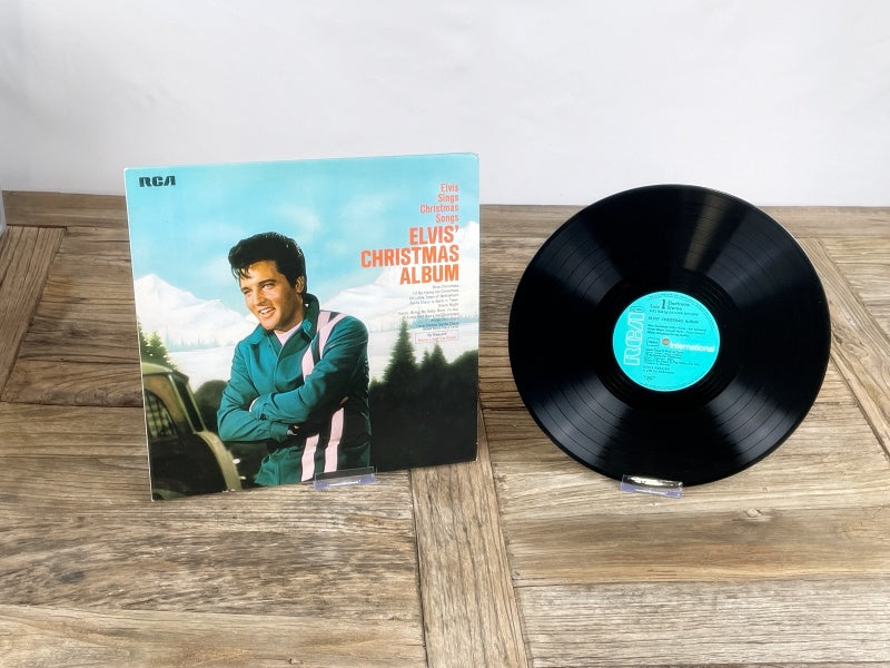 Elvis Presley - Elvis' Christmas Album (RCA International, ca. 1970s) Vintage Reissue LP