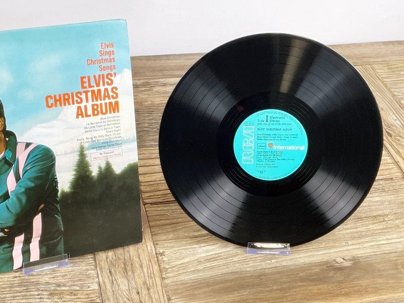 Elvis Presley - Elvis' Christmas Album (RCA International, ca. 1970s) Vintage Reissue LP