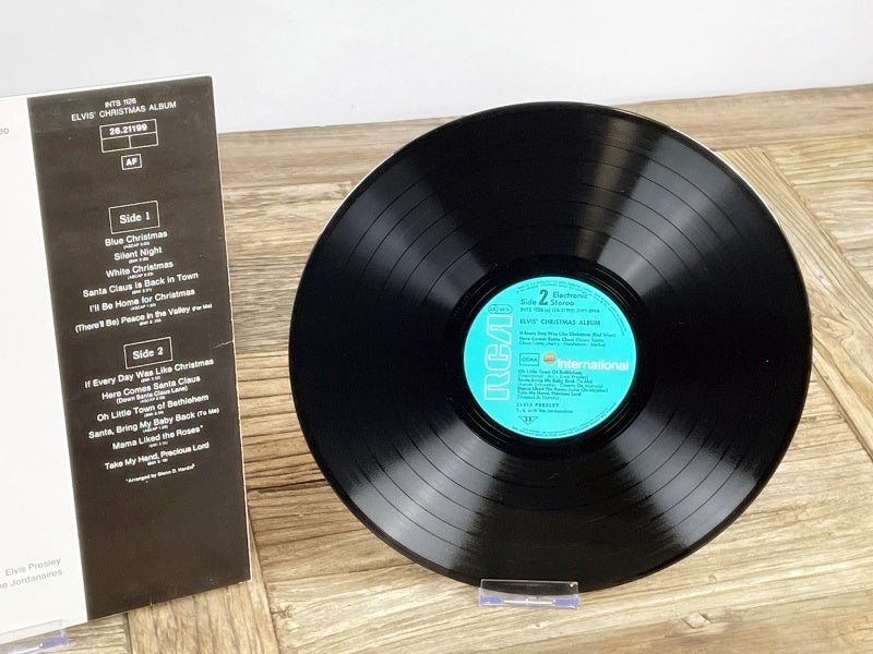 Elvis Presley - Elvis' Christmas Album (RCA International, ca. 1970s) Vintage Reissue LP