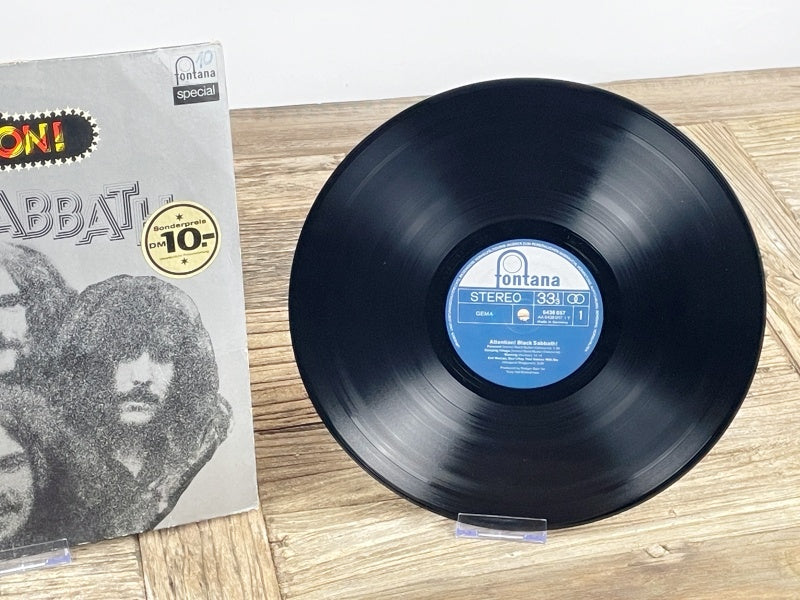 Black Sabbath – Attention! Black Sabbath (Fontana Special, 1972) Vintage Compilation LP – Deutsche Erstpressung