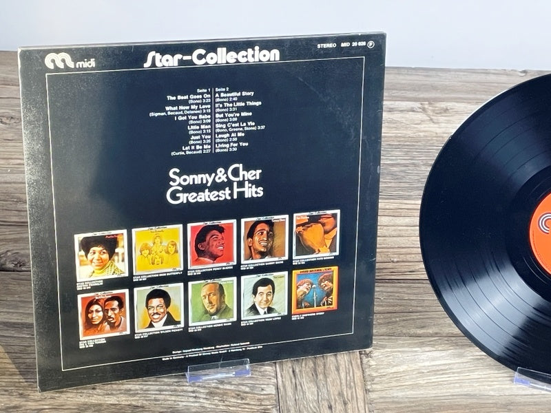 Sonny & Cher – Greatest Hits Retro LP (midi / Star-Collection, Germany 1972)