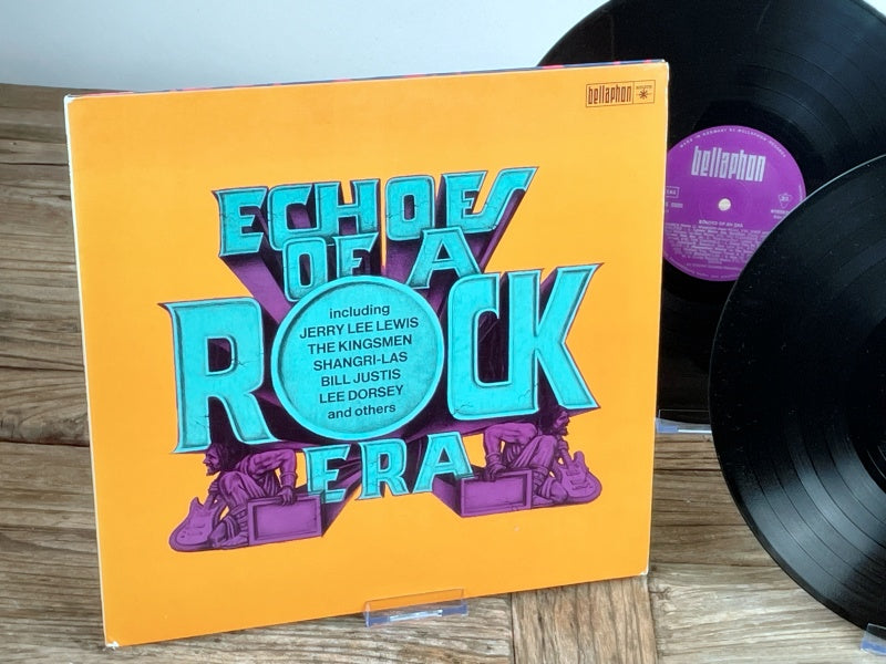 Various Artists – Echoes of a Rock Era Vintage 2LP (Bellaphon, Germany 1977)