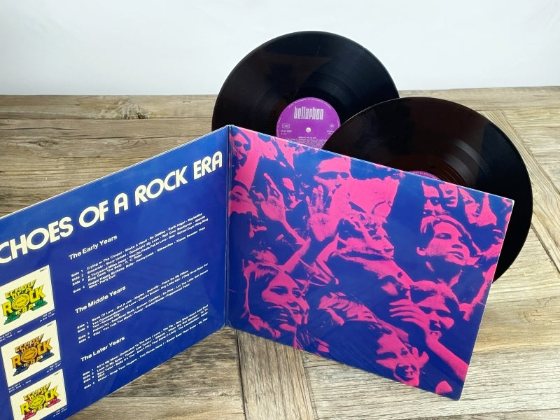 Various Artists – Echoes of a Rock Era Vintage 2LP (Bellaphon, Germany 1977)