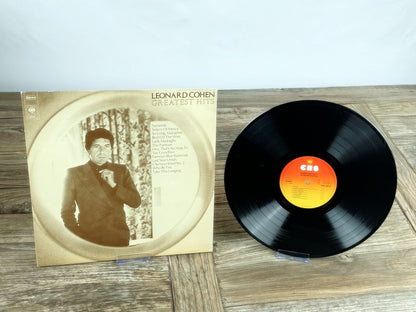 Leonard Cohen – Greatest Hits Vintage LP (CBS, Germany 1975)