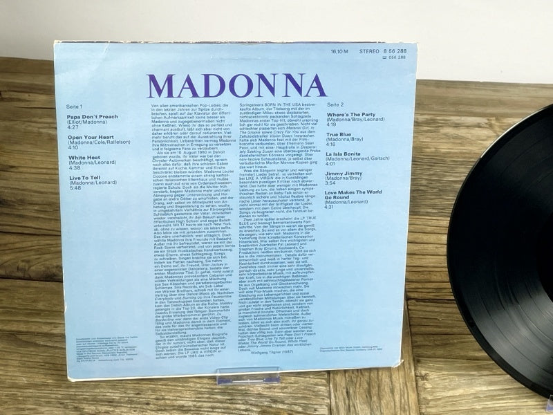 Madonna – True Blue Vintage LP (AMIGA, GDR pressing 1987)