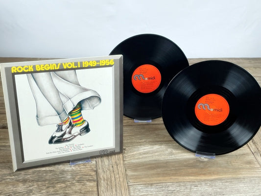 Rock Begins Vol. 1 (1949–1956) Vintage 2LP (midi Records, ca. 1975)