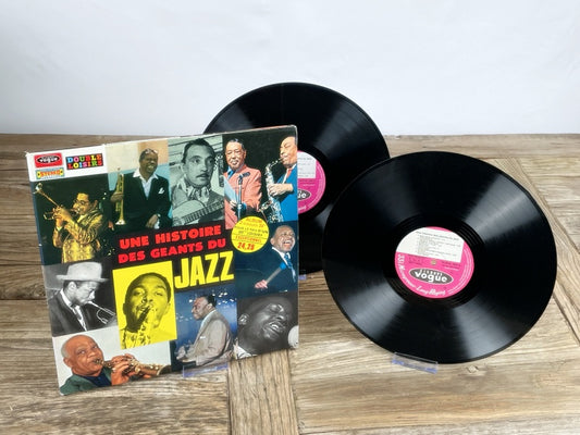 Various Artists – Une Histoire des Géants du Jazz Vintage 2LP (Disques Vogue, France)