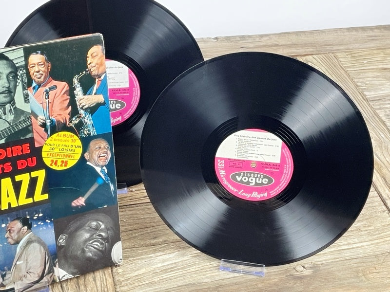 Various Artists – Une Histoire des Géants du Jazz Vintage 2LP (Disques Vogue, France)
