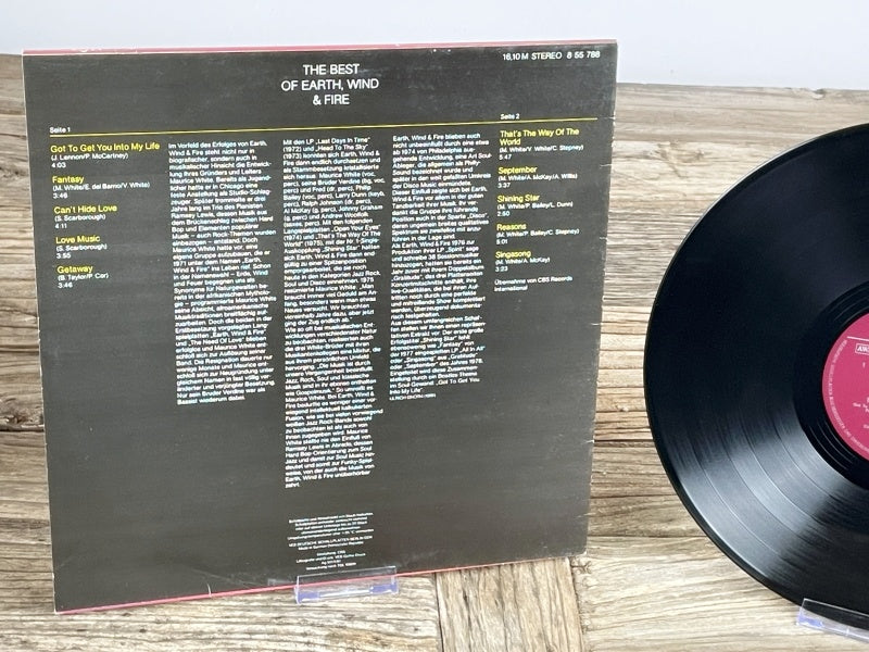 Earth, Wind &amp; Fire – The Best of Earth, Wind &amp; Fire Retro LP (AMIGA, GDR 1980)