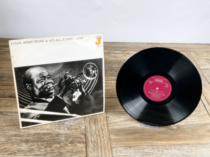 Louis Armstrong & His All Stars – Live (Amiga Jazz Series) Vintage LP, DDR-Pressung