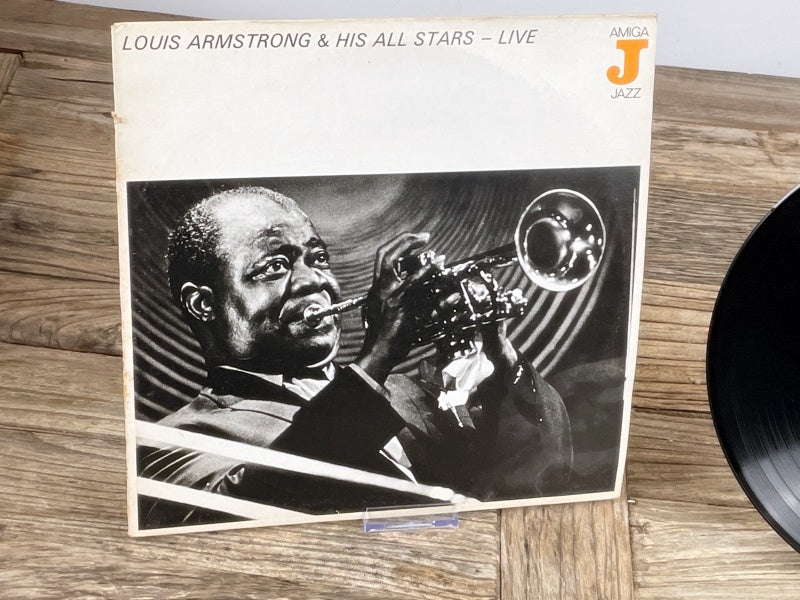 Louis Armstrong & His All Stars – Live (Amiga Jazz Series) Vintage LP, DDR-Pressung