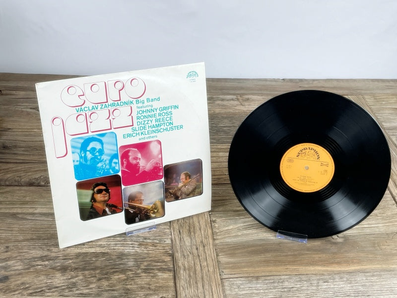 Václav Zahradník Big Band – Eurojazz (feat. Johnny Griffin, Dizzy Reece, Slide Hampton) Vintage LP, Supraphon Czechoslovakia Pressing
