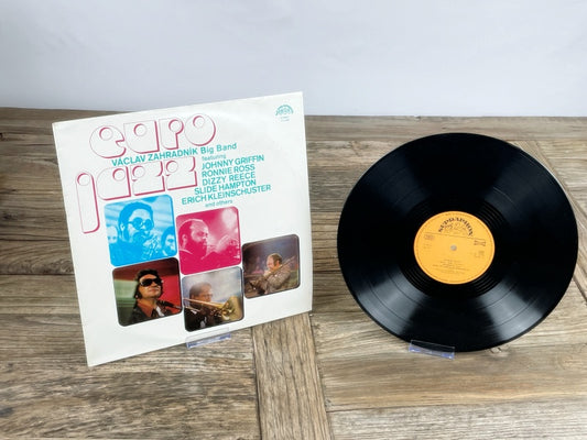 Václav Zahradník Big Band – Eurojazz (feat. Johnny Griffin, Dizzy Reece, Slide Hampton) Vintage LP, Supraphon Czechoslovakia Pressing