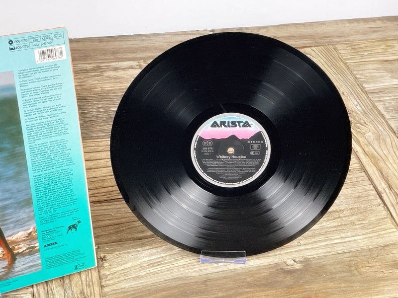 Whitney Houston – Whitney Houston (Arista, 1985) Vintage LP – Original German Pressing