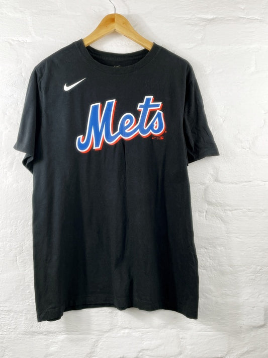 Nike – New York Mets Baseball T-Shirt “deGROM #48” (The Nike Tee, Size L)
