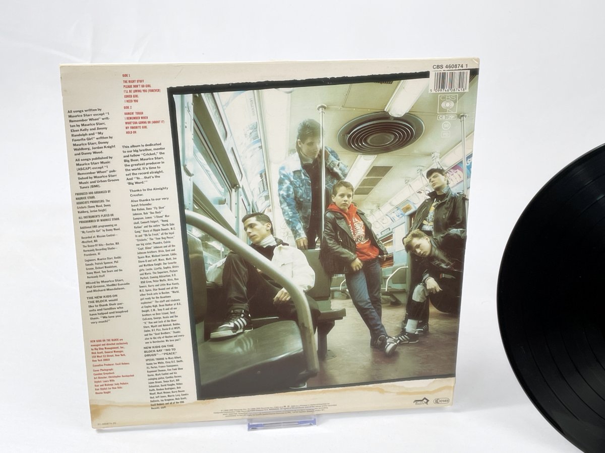 New Kids On The Block - Hangin Tough (LP, Vinyl, CBS 460874 1, 1988)