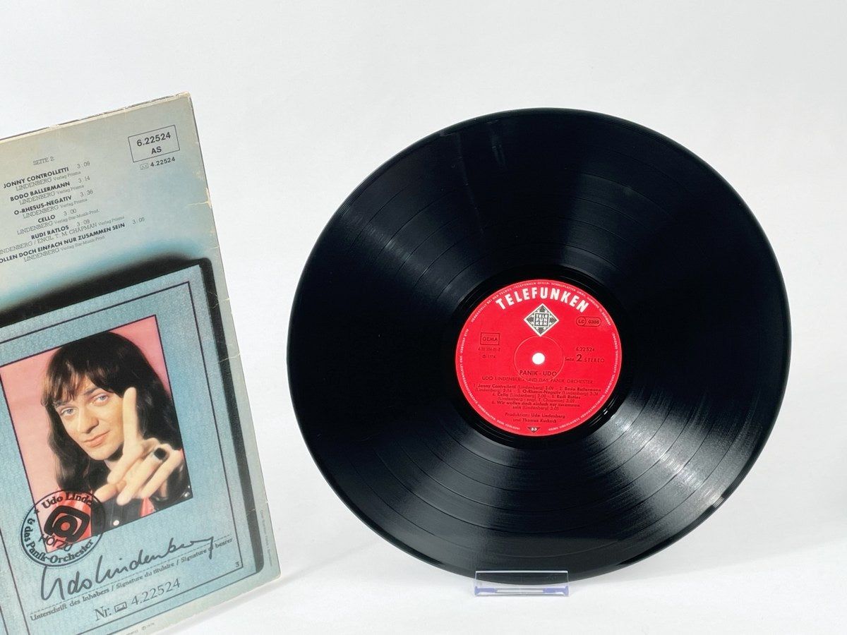 Udo Lindenberg & Das Panik-Orchester - Panik Udo (LP, Vinyl, Telefunken 6.22524, 1976, Vintage)