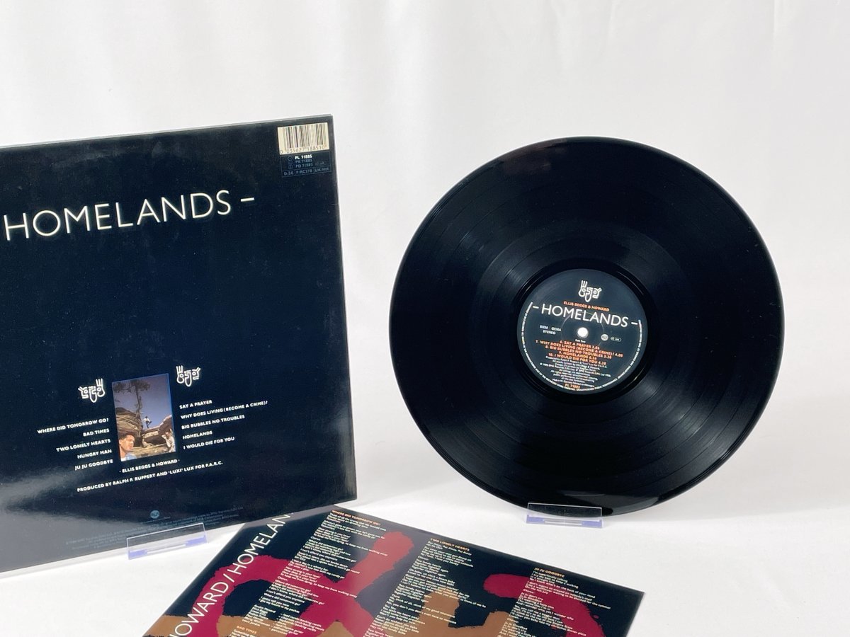 Ellis Beggs & Howard – Homelands (LP, Vinyl, Retro Vintage 80s)