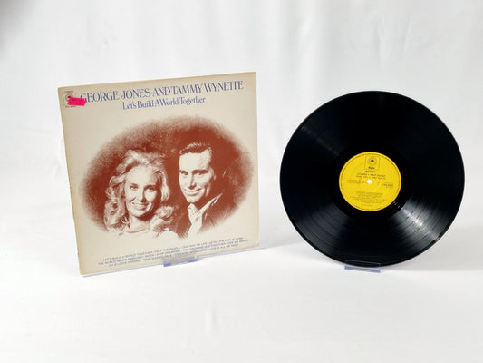 George Jones &amp; Tammy Wynette – Vintage Country LP “Let's Build A World Together” (1973, Epic Records)