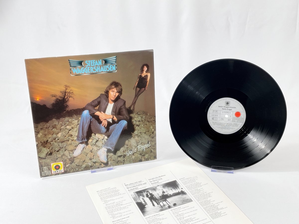 Stefan Waggershausen – Hallo Engel LP Vinyl Album (Retro Vintage 80s, Ariola, Deutschrock)