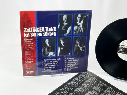 Zeltinger Band – Ich bin ein Sünder LP Vinyl (1981, Freistil Records, Retro Kölschrock)