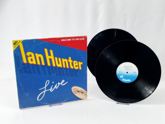 Vintage Ian Hunter - Welcome to the Club (Live) 2xLP, Chrysalis Records