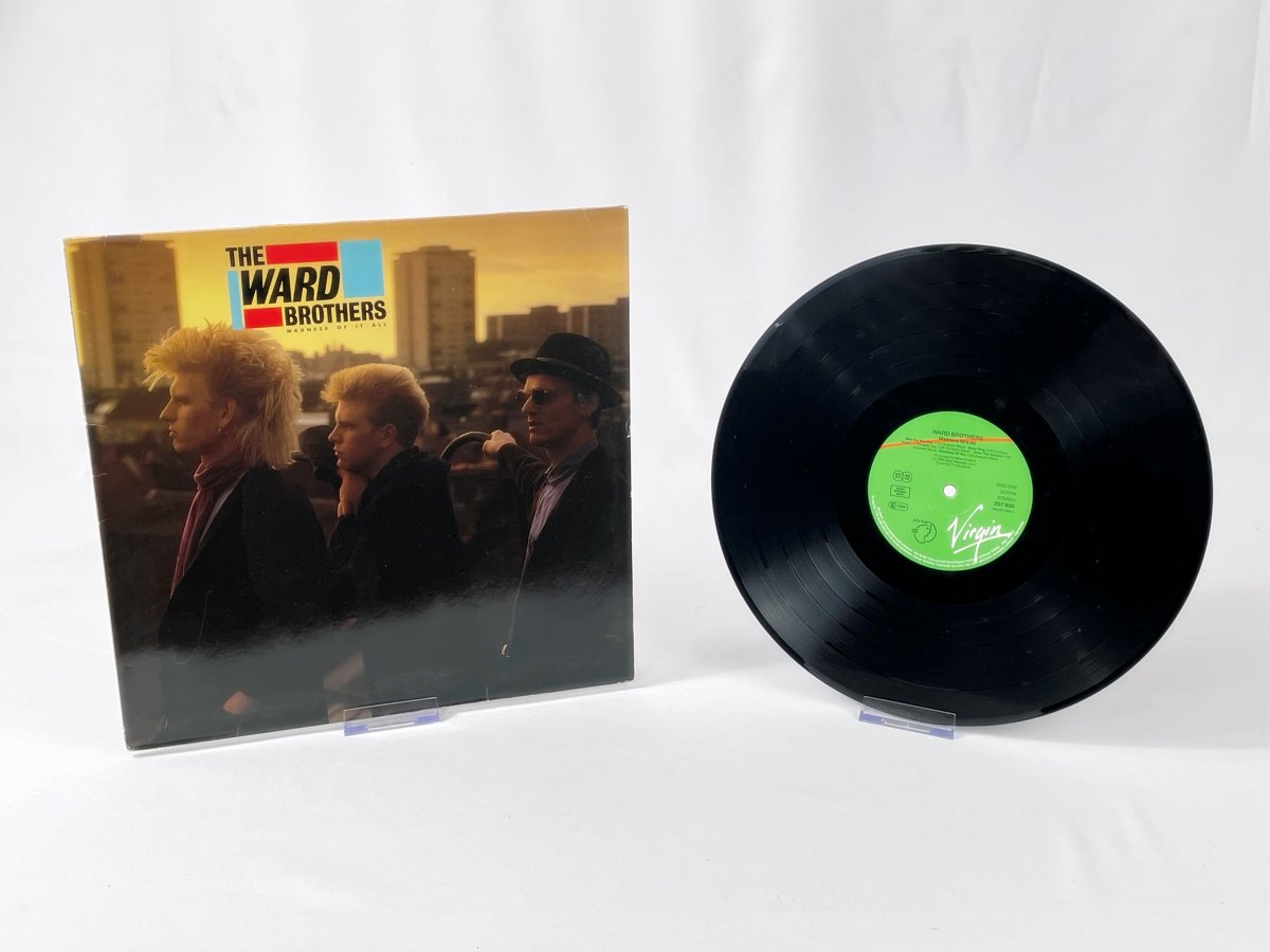 The Ward Brothers – Madness of It All LP Vinyl (1987, Virgin Records, Retro Pop Rock)