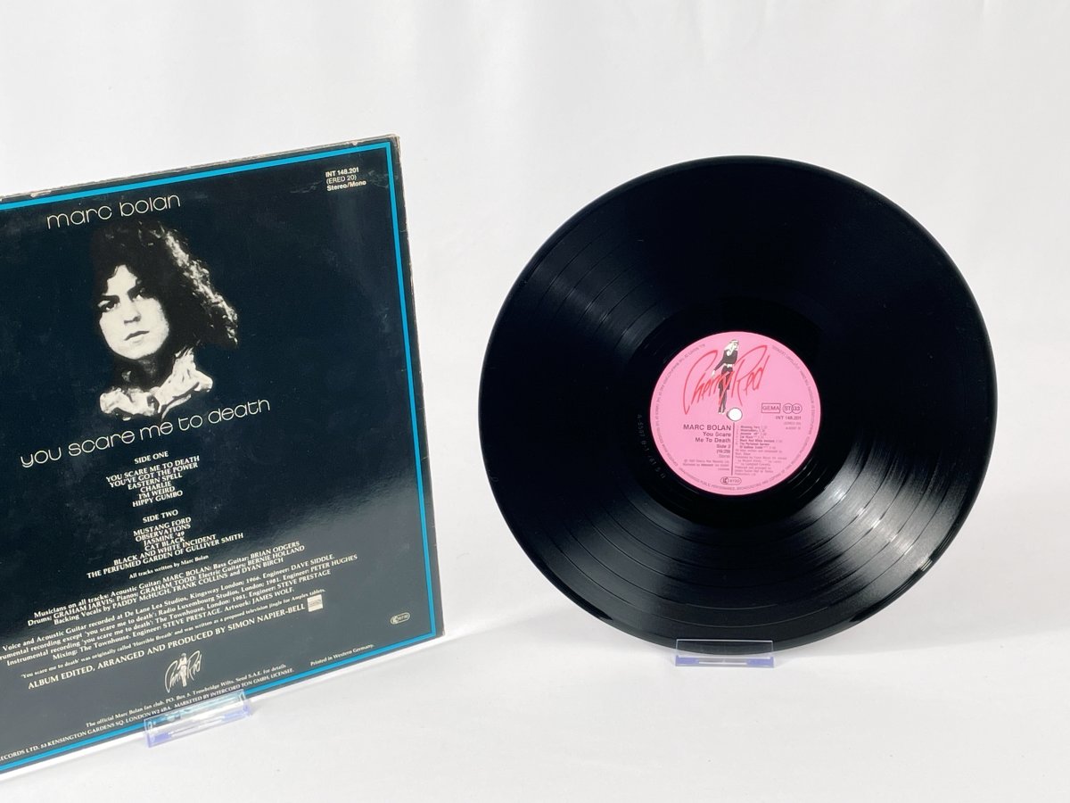 Marc Bolan - You Scare Me To Death LP Vinyl 1981, Cherry Red/Chrysalis, Retro Glam Rock Album