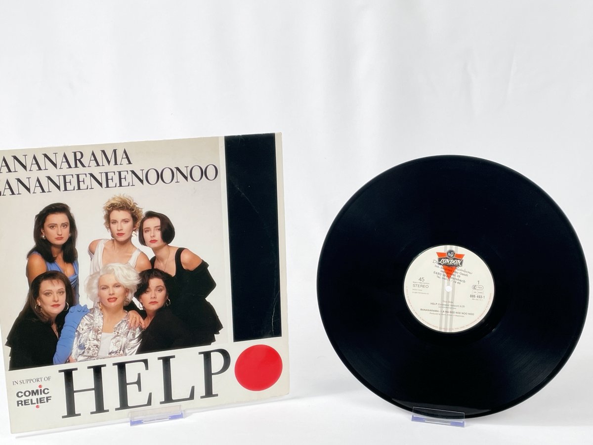 Bananarama & Lananeeneenoonoo – Help Vintage Maxi Single 1989 (Polydor)