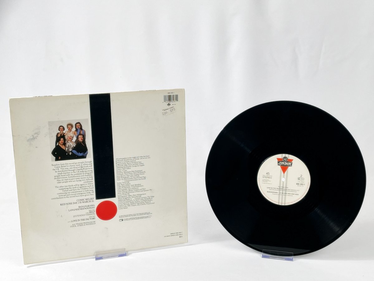 Bananarama & Lananeeneenoonoo – Help Vintage Maxi Single 1989 (Polydor)