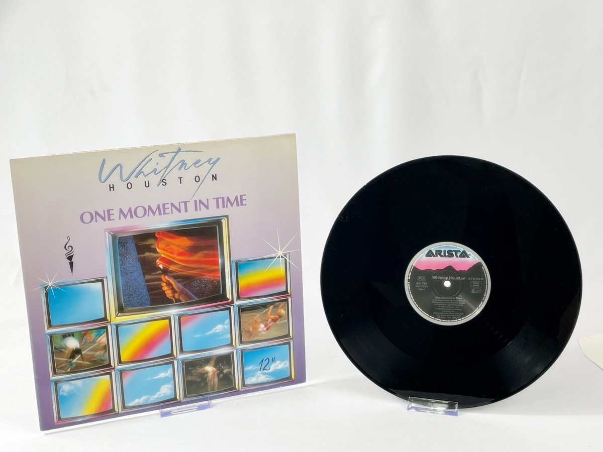 Whitney Houston – One Moment in Time Maxi-Single 12" (Arista 1988, Vintage)