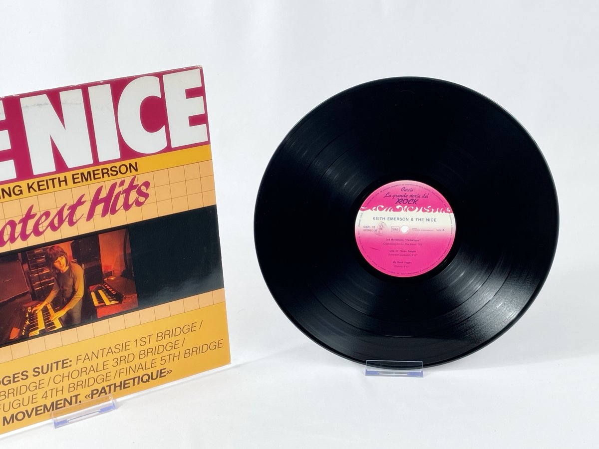 The Nice - Greatest Hits LP Vinyl, Vintage Prog Rock, Featuring Keith Emerson